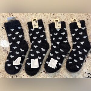 Free People Queen of Hearts Crew Boot Socks Set